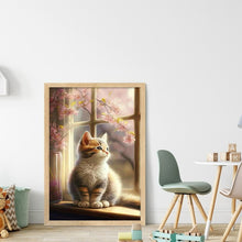 Load image into Gallery viewer, Cat (45*65CM) 11CT 3 Stamped Cross Stitch
