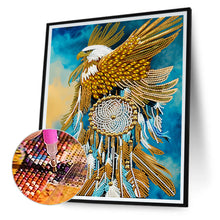 Load image into Gallery viewer, Indian Eagle Dream Catcher 30*40CM(Canvas) Partial Special Shaped Drill Diamond Painting
