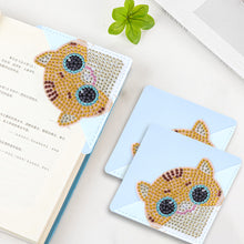 Load image into Gallery viewer, DIY Diamond Painting Corner Bookmark 5D Cat Triangle for Presents (SQ-002-3)
