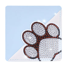 Load image into Gallery viewer, DIY Rhinestones Mosaic Book Mark 5D Cat Paw Triangle for Presents (SQ-003-2)
