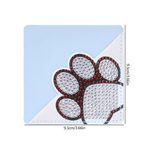 Load image into Gallery viewer, DIY Rhinestones Mosaic Book Mark 5D Cat Paw Triangle for Presents (SQ-003-2)
