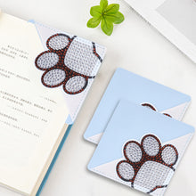 Load image into Gallery viewer, DIY Rhinestones Mosaic Book Mark 5D Cat Paw Triangle for Presents (SQ-003-2)
