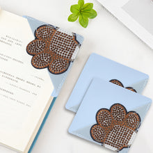 Load image into Gallery viewer, DIY Rhinestones Mosaic Book Mark 5D Cat Paw Triangle for Presents (SQ-003-4)
