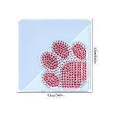 Load image into Gallery viewer, DIY Rhinestones Mosaic Book Mark 5D Cat Paw Triangle for Presents (SQ-003-5)
