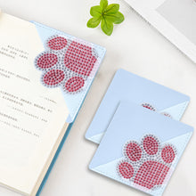 Load image into Gallery viewer, DIY Rhinestones Mosaic Book Mark 5D Cat Paw Triangle for Presents (SQ-003-5)

