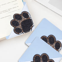 Load image into Gallery viewer, DIY Rhinestones Mosaic Book Mark 5D Cat Paw Triangle for Presents (SQ-003-6)
