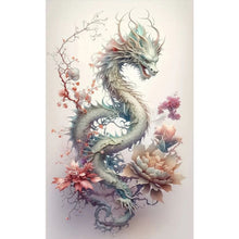 Load image into Gallery viewer, Dragon And Flower 30*50CM(Picture) Full Square Drill Diamond Painting
