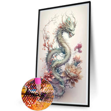 Load image into Gallery viewer, Dragon And Flower 30*50CM(Picture) Full Square Drill Diamond Painting
