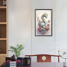 Load image into Gallery viewer, Dragon And Flower 30*50CM(Picture) Full Square Drill Diamond Painting
