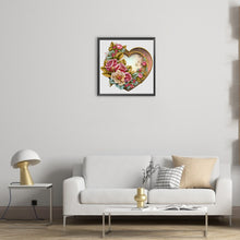 Load image into Gallery viewer, Love Flower Frame 30*30CM(Canvas) Full Round Drill Diamond Painting

