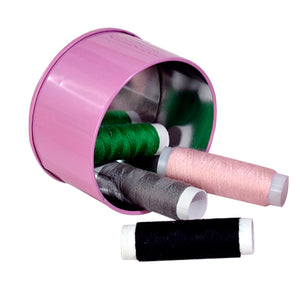 Needle Insert Sewing Tool Storage Box Needlework Tool Storage Box (Pink)