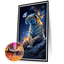 Load image into Gallery viewer, Moonlight Ferocious Tiger 40*70CM(Canvas) Full Round Drill Diamond Painting
