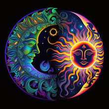 Load image into Gallery viewer, Moon Map 30*30CM(Canvas) Full Round Drill Diamond Painting
