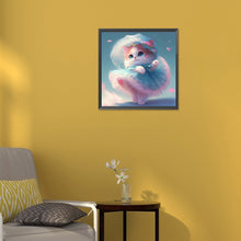 Load image into Gallery viewer, Dancing Cat 30*30CM(Canvas) Full Round Drill Diamond Painting
