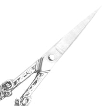Load image into Gallery viewer, Retro Cross Stitch Scissors Stainless Steel Tailor Sewing Scissors (Silver)
