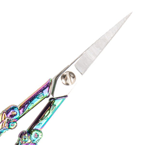 Retro Cross Stitch Scissors Stainless Steel Tailor Sewing Scissors (Color)