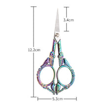 Load image into Gallery viewer, Retro Cross Stitch Scissors Stainless Steel Tailor Sewing Scissors (Color)
