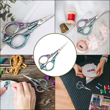 Load image into Gallery viewer, Retro Cross Stitch Scissors Stainless Steel Tailor Sewing Scissors (Color)
