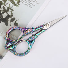Load image into Gallery viewer, Retro Cross Stitch Scissors Stainless Steel Tailor Sewing Scissors (Color)
