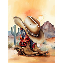 Load image into Gallery viewer, Boots 30*40CM(Canvas) Full Round Drill Diamond Painting
