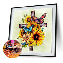 Load image into Gallery viewer, Cross 30*30CM(Canvas) Full Round Drill Diamond Painting
