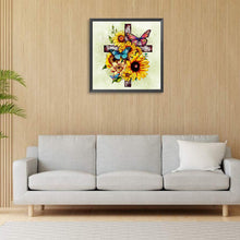 Load image into Gallery viewer, Cross 30*30CM(Canvas) Full Round Drill Diamond Painting
