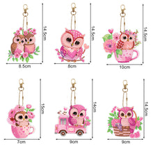 Load image into Gallery viewer, 6pcs Diamond Art Keychains Handmade DIY Christmas Decoration Gift (YSK137)
