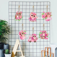 Load image into Gallery viewer, 6pcs Diamond Art Keychains Handmade DIY Christmas Decoration Gift (YSK137)
