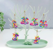 Load image into Gallery viewer, 6pcs Diamond Art Keychains Handmade DIY Christmas Decoration Gift (YSK138)
