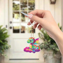 Load image into Gallery viewer, 6pcs Diamond Art Keychains Handmade DIY Christmas Decoration Gift (YSK138)
