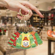 Load image into Gallery viewer, 6pcs Diamond Art Keychains Handmade DIY Christmas Decoration Gift (YSK139)
