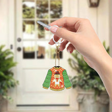 Load image into Gallery viewer, 6pcs Diamond Art Keychains Handmade DIY Christmas Decoration Gift (YSK139)
