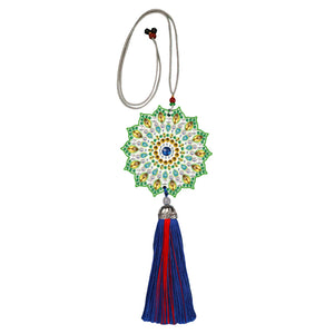 DIY Diamond Painting Pendant Hanging Ornaments 5D Mandala Keychain (GJ048)