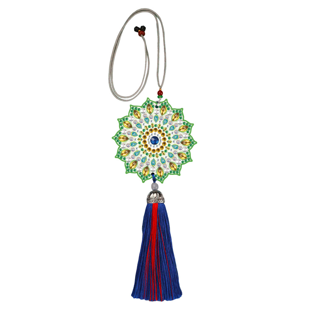 DIY Diamond Painting Pendant Hanging Ornaments 5D Mandala Keychain (GJ048)