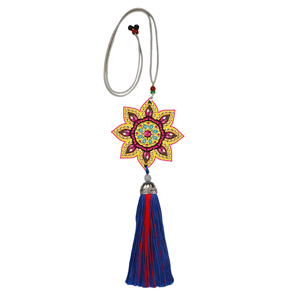 DIY Diamond Painting Pendant Hanging Ornaments 5D Mandala Keychain (GJ049)