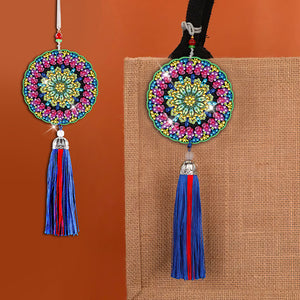 DIY Diamond Painting Pendant Hanging Ornaments 5D Mandala Keychain (GJ051)