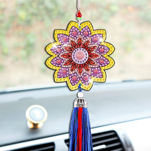 DIY Diamond Painting Pendant Hanging Ornaments 5D Mandala Keychain (GJ053)