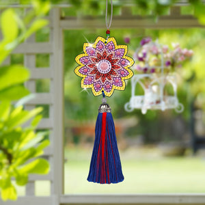 DIY Diamond Painting Pendant Hanging Ornaments 5D Mandala Keychain (GJ053)