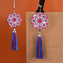 Load image into Gallery viewer, DIY Diamond Painting Pendant Hanging Ornaments 5D Mandala Keychain (GJ054)

