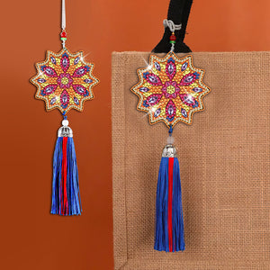 DIY Diamond Painting Pendant Hanging Ornaments 5D Mandala Keychain (GJ057)