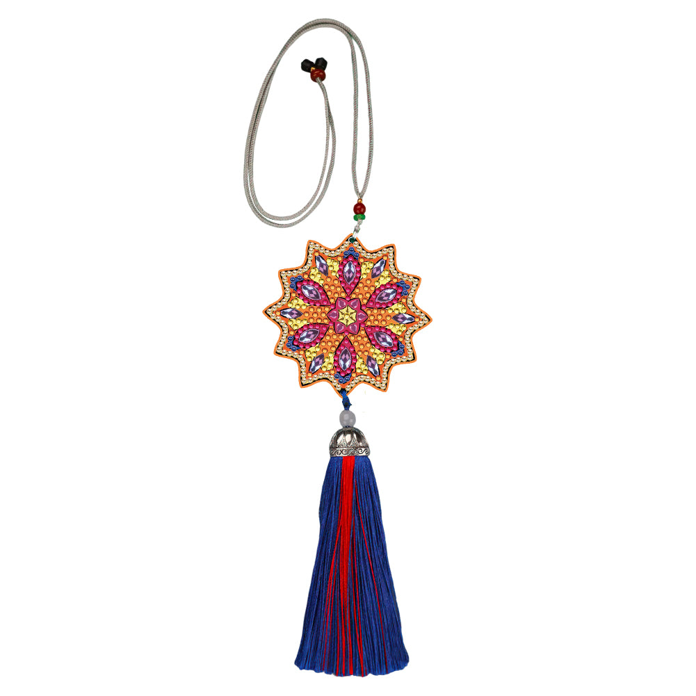 DIY Diamond Painting Pendant Hanging Ornaments 5D Mandala Keychain (GJ057)