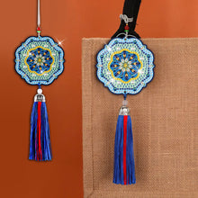 Load image into Gallery viewer, DIY Diamond Painting Pendant Hanging Ornaments 5D Mandala Keychain (GJ058)
