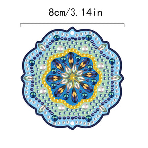 DIY Diamond Painting Pendant Hanging Ornaments 5D Mandala Keychain (GJ058)