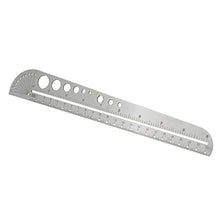 Load image into Gallery viewer, Stainless Steel Ruler Precision Quilting Cutting Ruler Measure Sewing Tools
