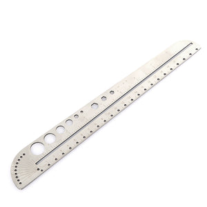 Stainless Steel Ruler Precision Quilting Cutting Ruler Measure Sewing Tools