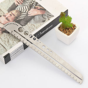 Stainless Steel Ruler Precision Quilting Cutting Ruler Measure Sewing Tools
