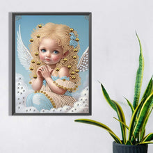 Load image into Gallery viewer, Angel Little Girl 30*40CM(Canvas) Partial Special Shaped Drill Diamond Painting
