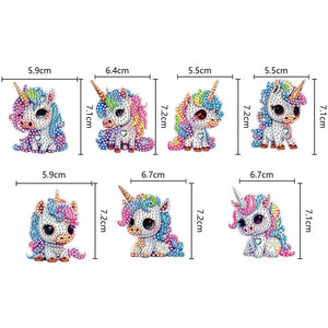 DIY Diamond Art Keychains Diamond Mosaic Kit Point Drill Key Ring (GJ039)