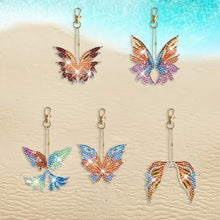 Load image into Gallery viewer, DIY Diamond Art Keychains Diamond Mosaic Kit Point Drill Key Ring (GJ040-1)
