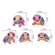 Load image into Gallery viewer, DIY Diamond Art Keychains Diamond Mosaic Kit Point Drill Key Ring (GJ041)
